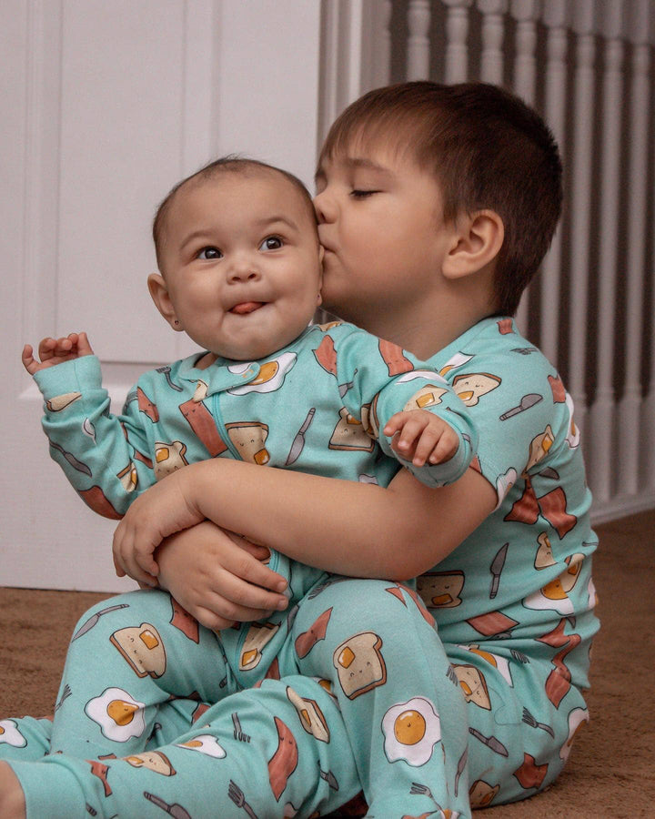 4-Piece Baby & Toddler Breakfast Snug Fit Cotton Pajamas