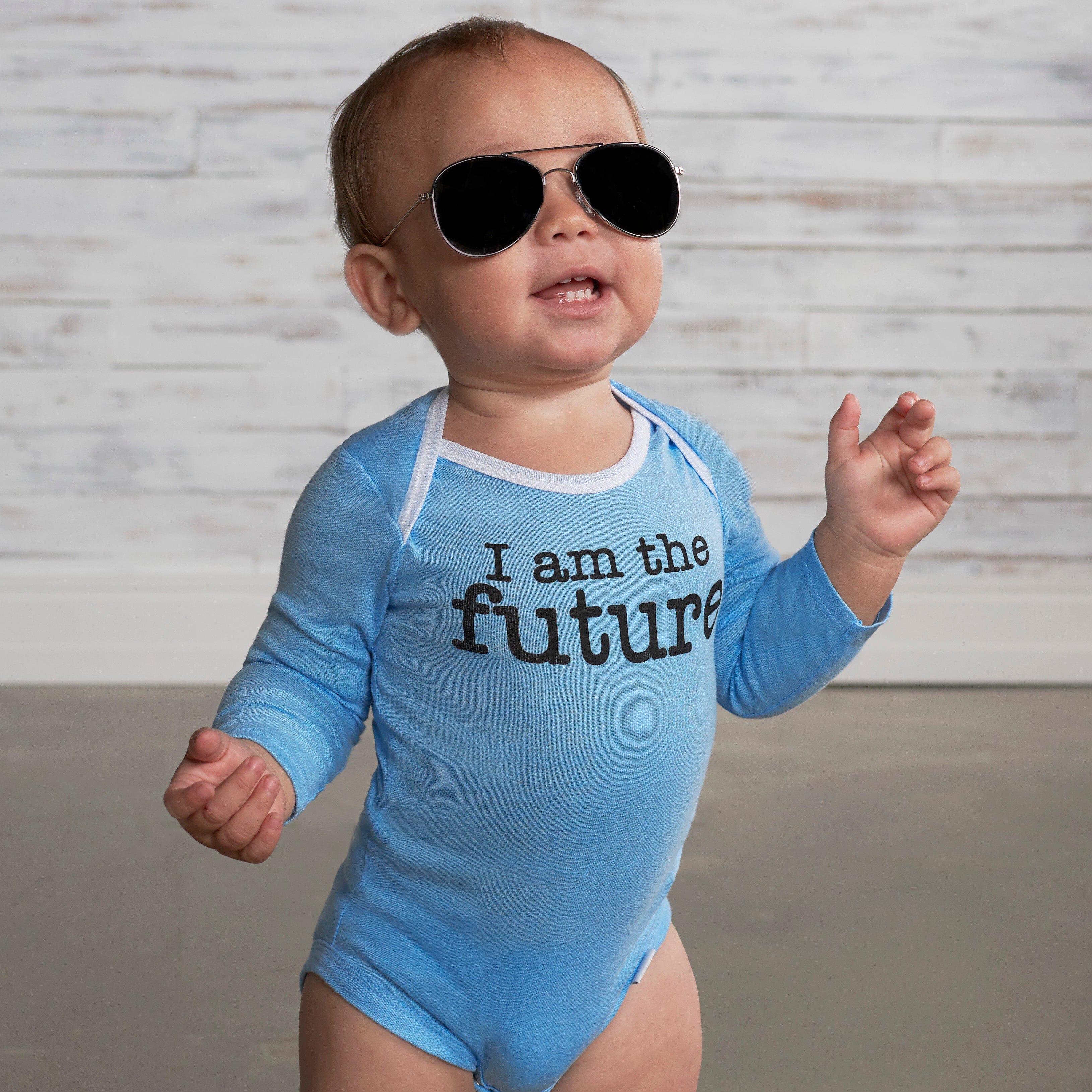 6-Pack Baby Neutral Long Sleeve Onesies® Brand Bodysuits