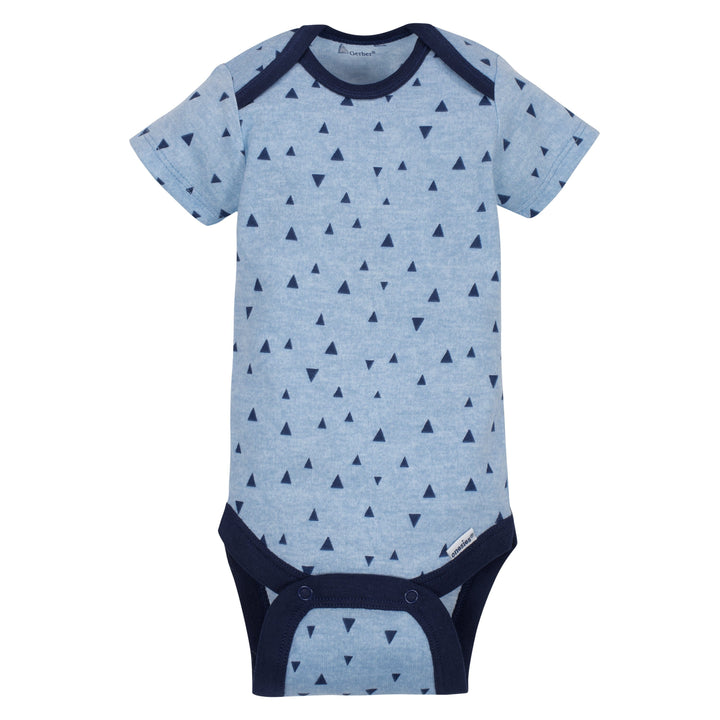 5-Pack Boys Hedgehog Short Sleeve Onesies® Bodysuits-Gerber Childrenswear