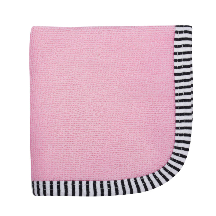 6-Pack Girls Pink Woven Washcloths-Gerber Childrenswear