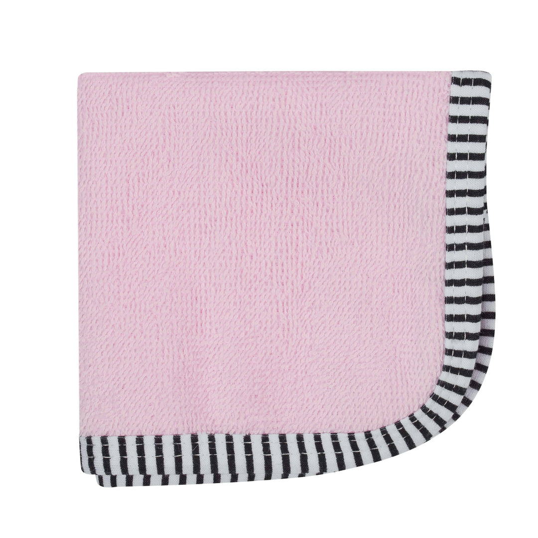 6-Pack Girls Pink Woven Washcloths-Gerber Childrenswear