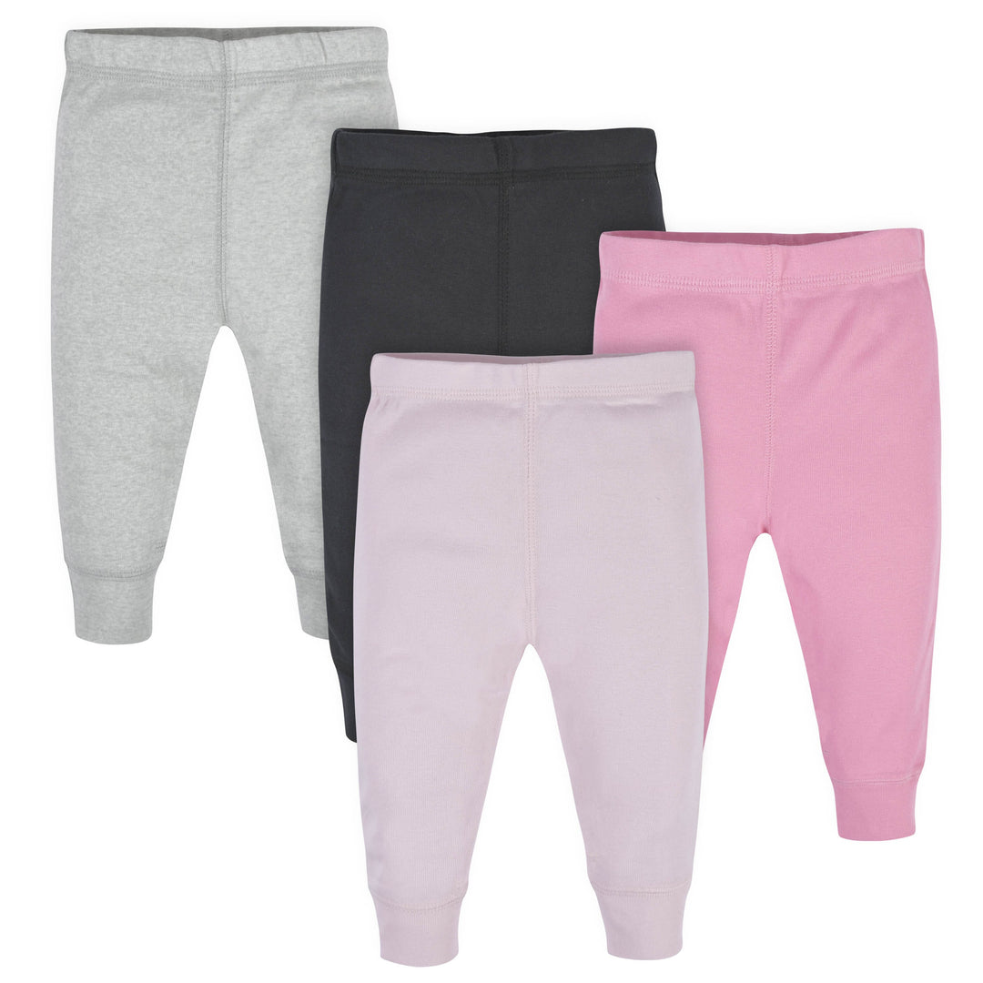 4-Pack Baby Girls Assorted Active Pants-Gerber Childrenswear