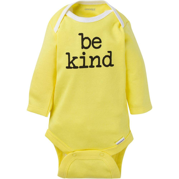6-Pack Baby Neutral Long Sleeve Onesies® Brand Bodysuits-Gerber Childrenswear