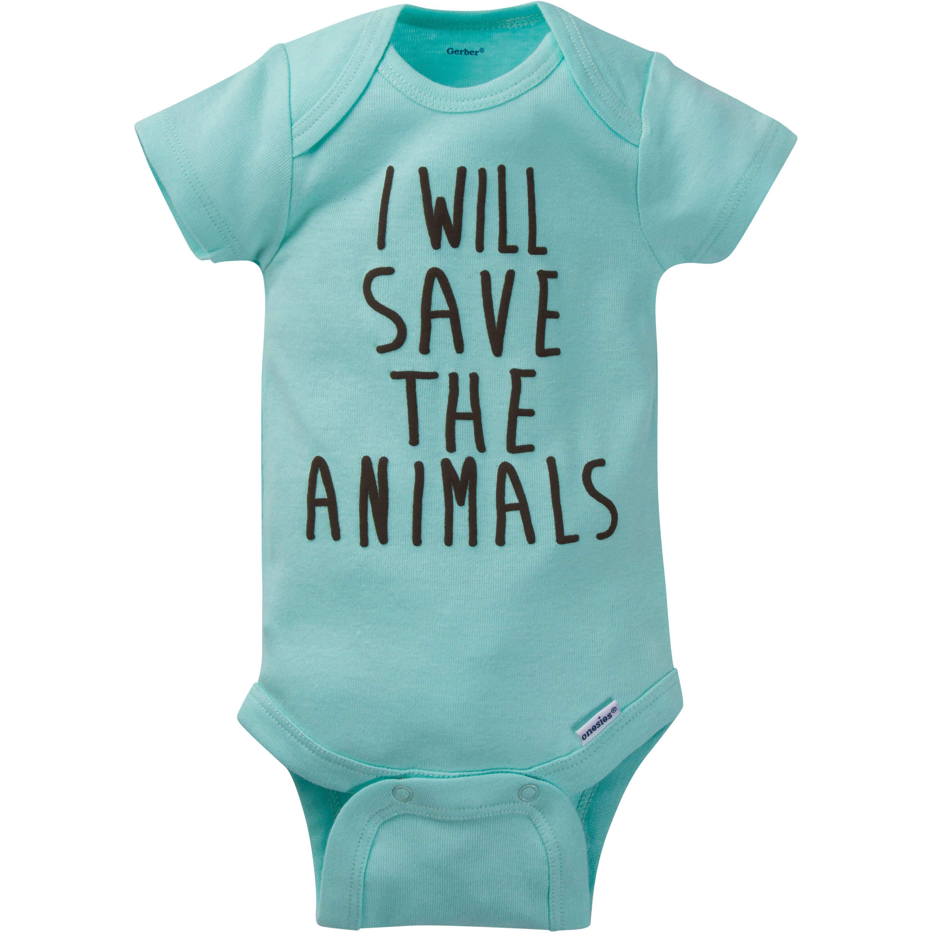 8-Pack Baby Boys Short-Sleeve Fox Onesies® Bodysuits