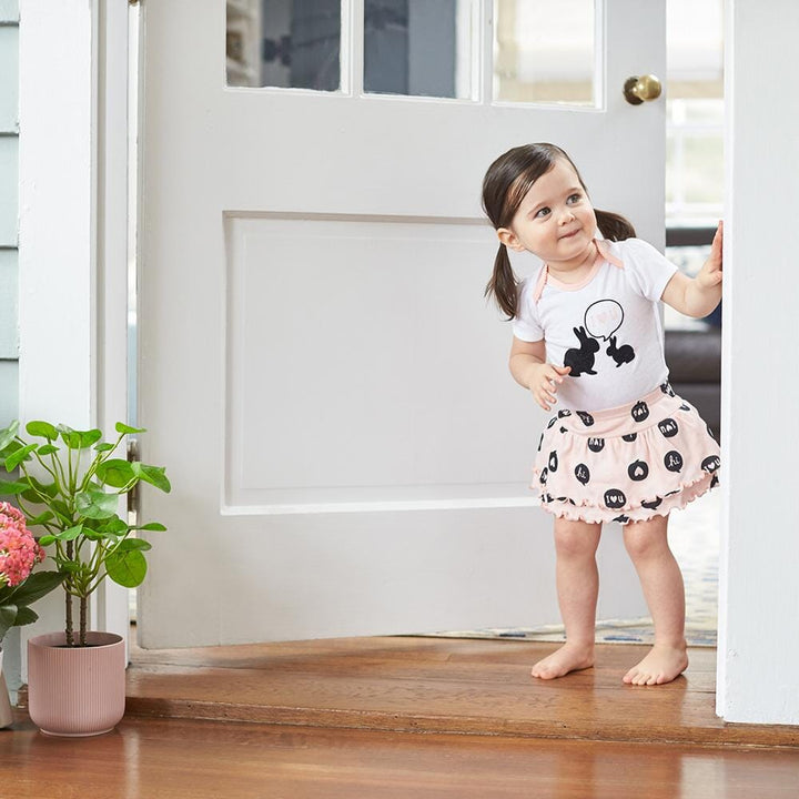 4-Piece Toddler Girls Bunny Shirts, Pant & Skort Set-Gerber Childrenswear
