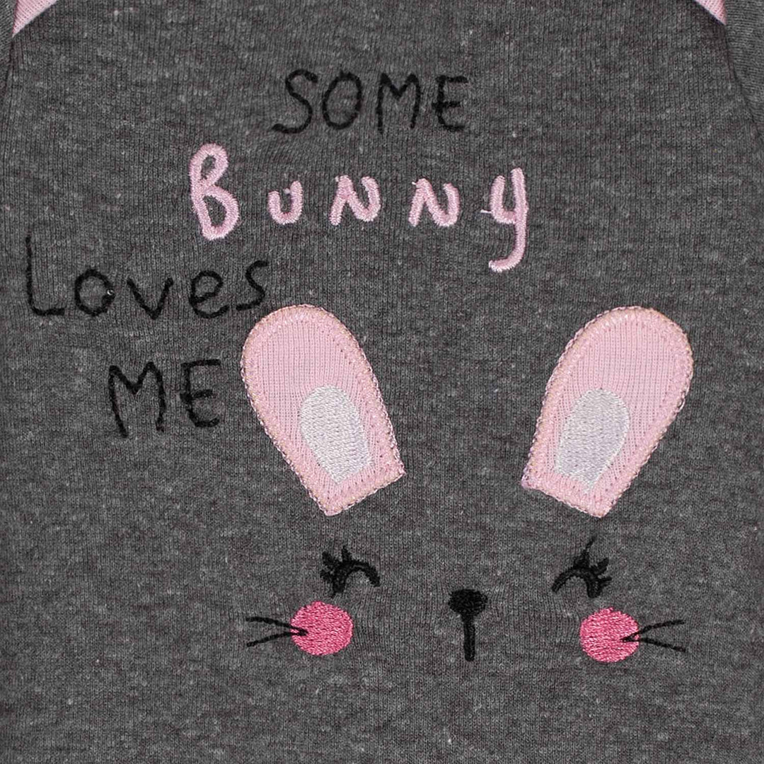 3-Piece Baby Girls Bunny Bodysuit, Pant, & Cap Set-Gerber Childrenswear