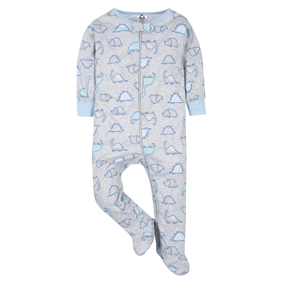 Gerber® Organic 4-Piece Baby Boys Dinosaur Bundled Gift Set-Gerber Childrenswear