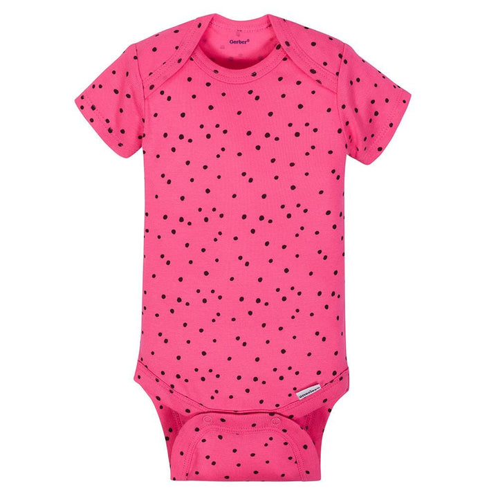 4-Pack Girls Watermelon Short Sleeve Onesies® Bodysuits-Gerber Childrenswear