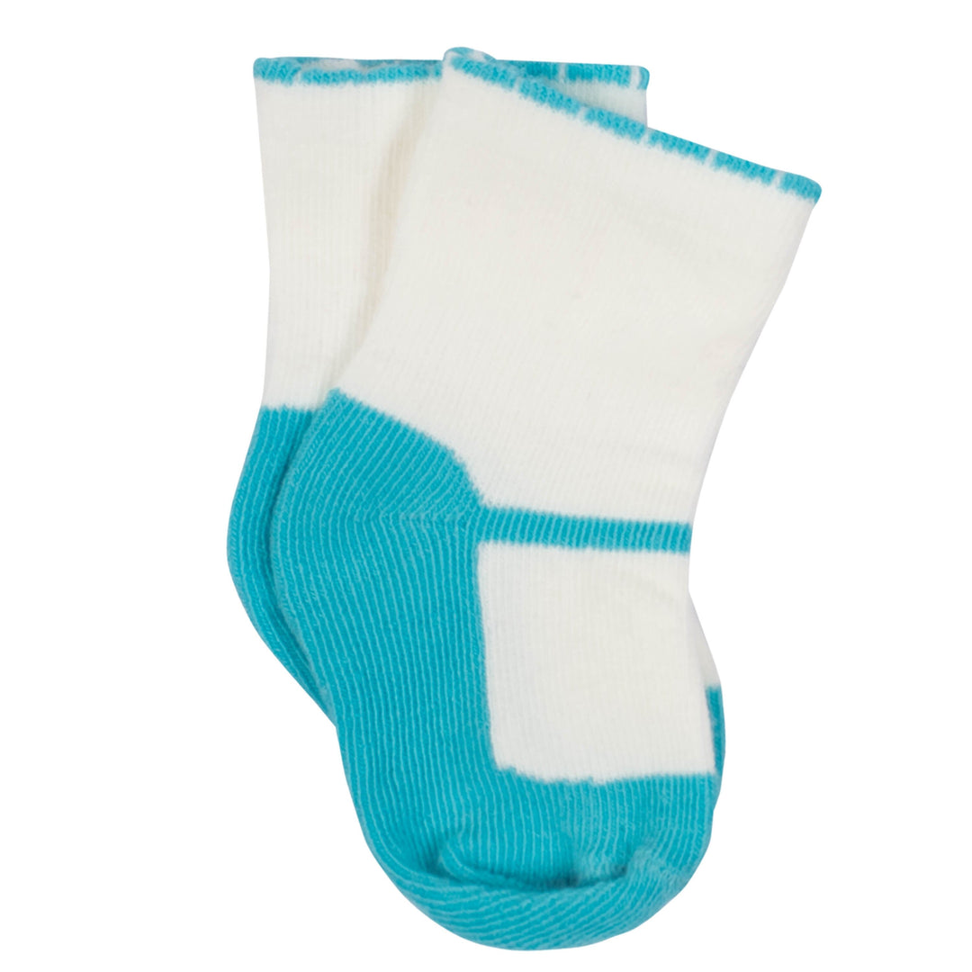 8-Pack Baby Girls Jersey Wiggle-Proof™ Socks-Gerber Childrenswear