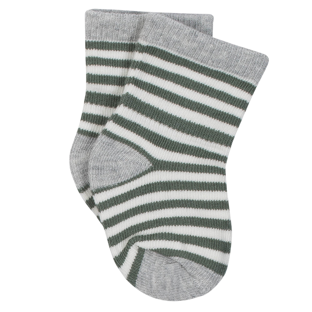 8-Pair Boys Hello Cute Wiggle-Proof® Socks-Gerber Childrenswear