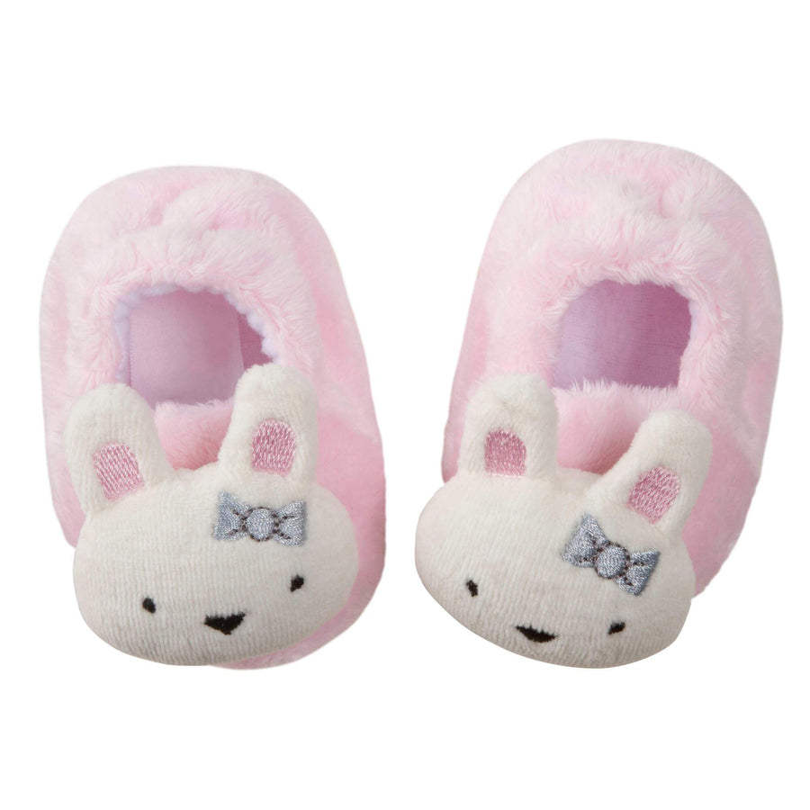 1-Pack Baby Girls Bunny Velboa Booties