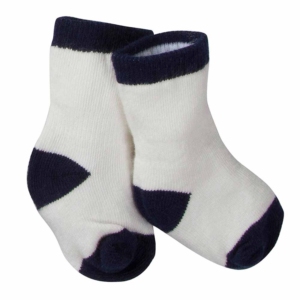6-Pack Boys Striped Wiggle Proof Terry Crew Socks-Gerber Childrenswear