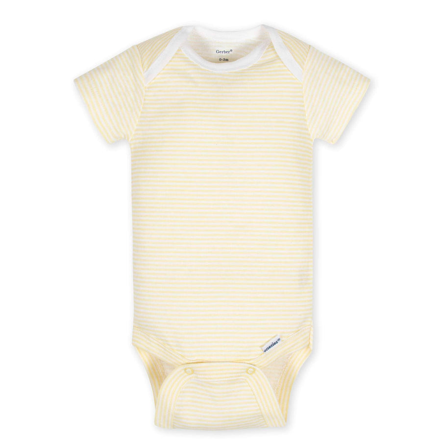 5-Pack Baby Neutral Lamb Short Sleeve Onesies® Bodysuits – Gerber ...