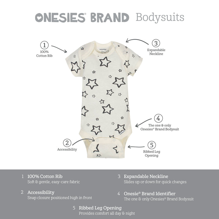 8-Pack Baby Neutral Words Onesies® Brand Bodysuits