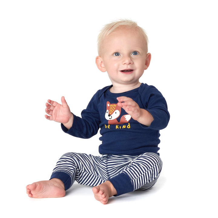 3-Piece Baby Boys Fox Onesies® Bodysuits & Pants Set-Gerber Childrenswear