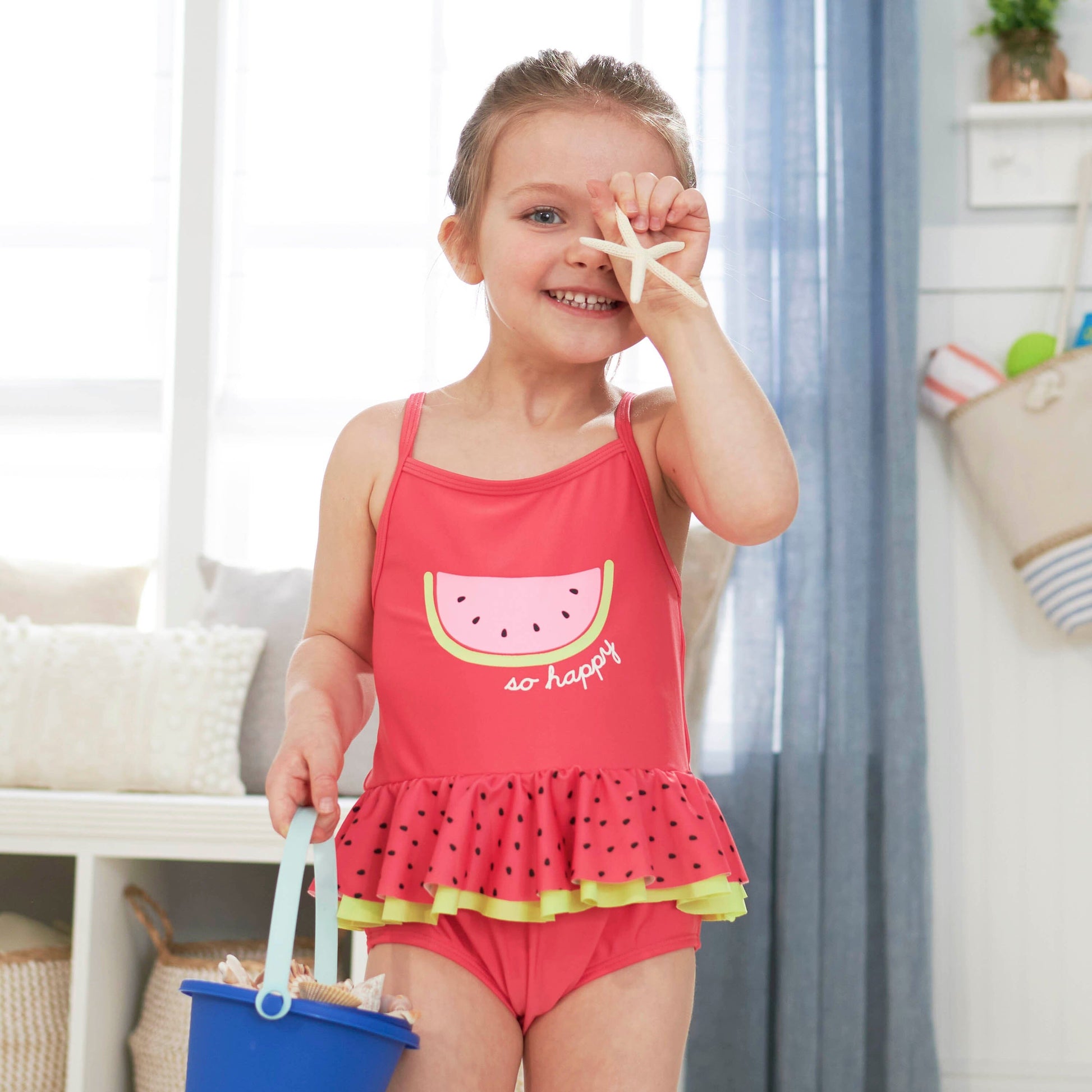 Baby & Toddler Girls Watermelon One-Piece Swimsuit