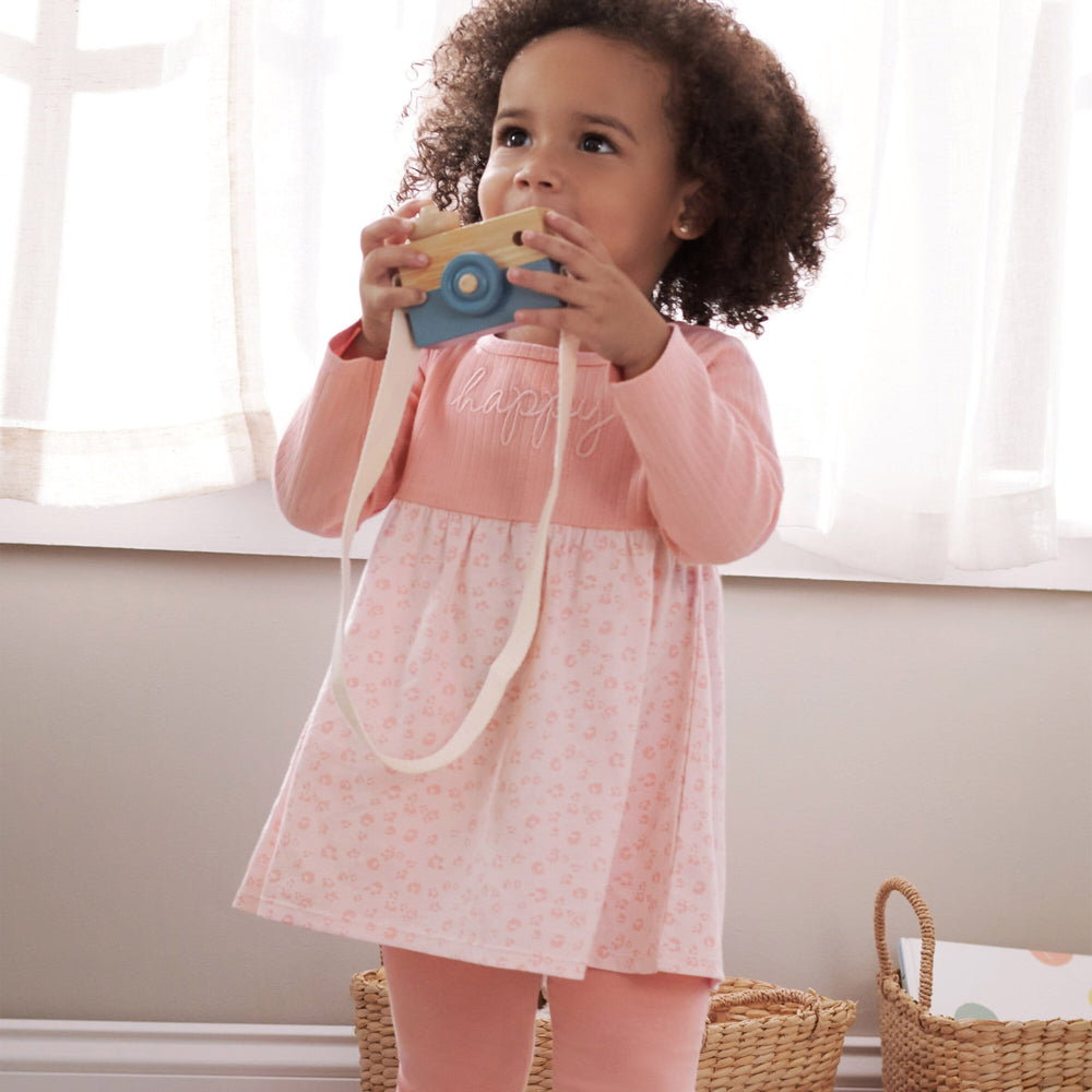 2-Piece Baby & Toddler Girls Purrfectly Cute Dress & Legging Set-Gerber Childrenswear