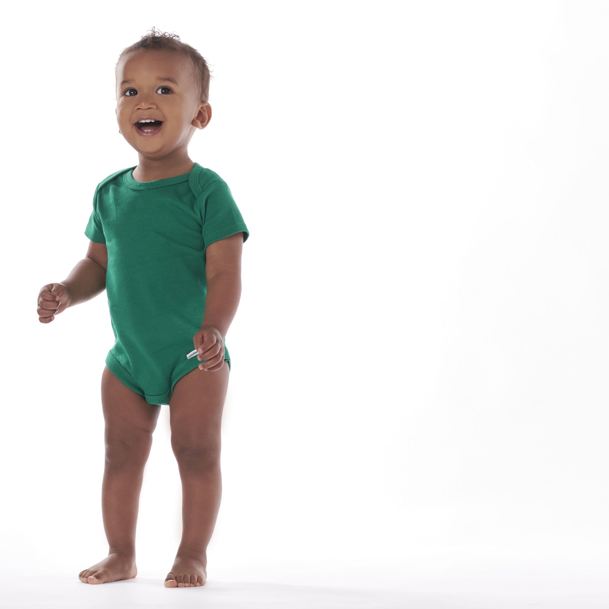 5-Pack Baby Kelly Green Premium Onesies® Bodysuits-Gerber Childrenswear