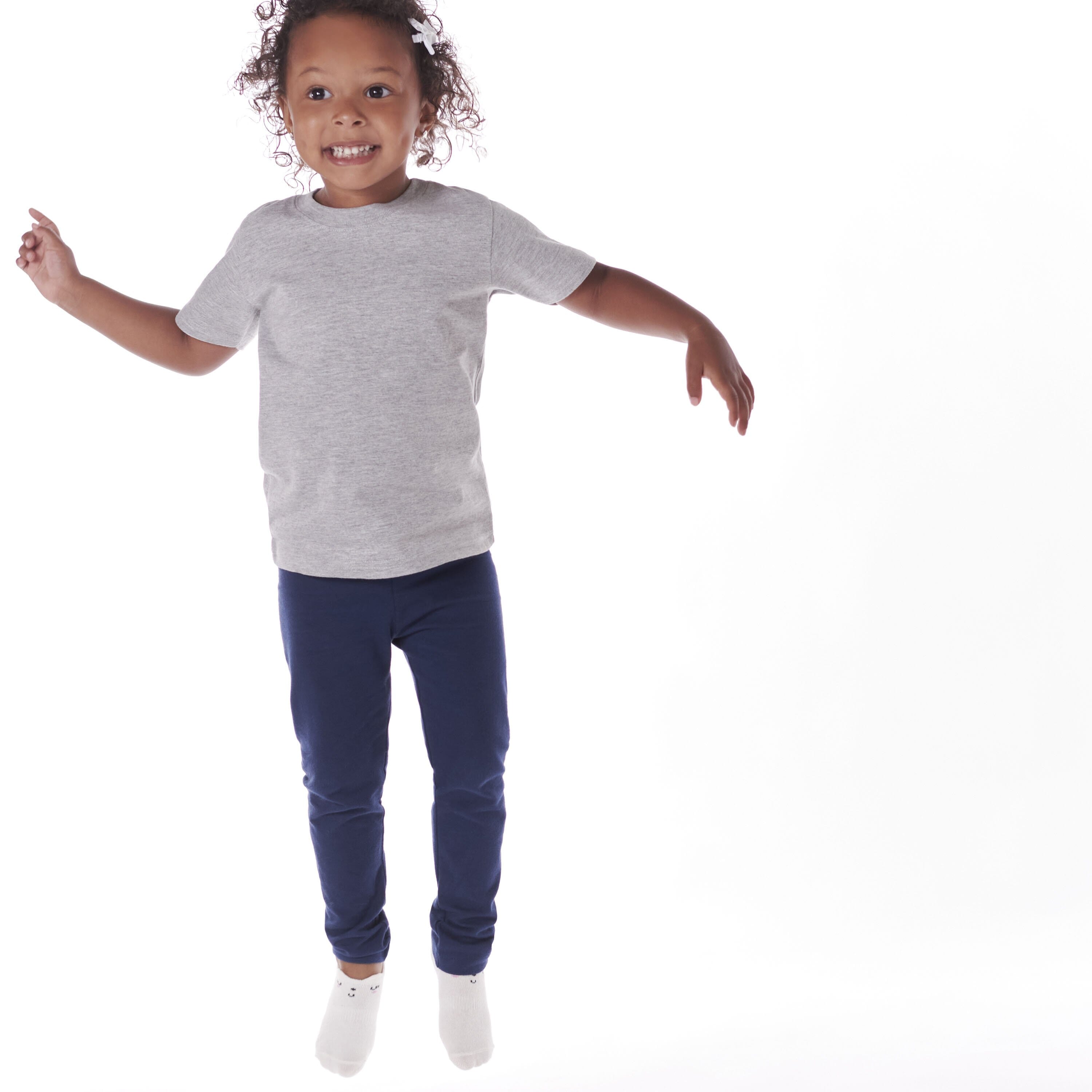 5-Pack Baby & Toddler Heather Grey Premium Short Sleeve Tees-Gerber Childrenswear