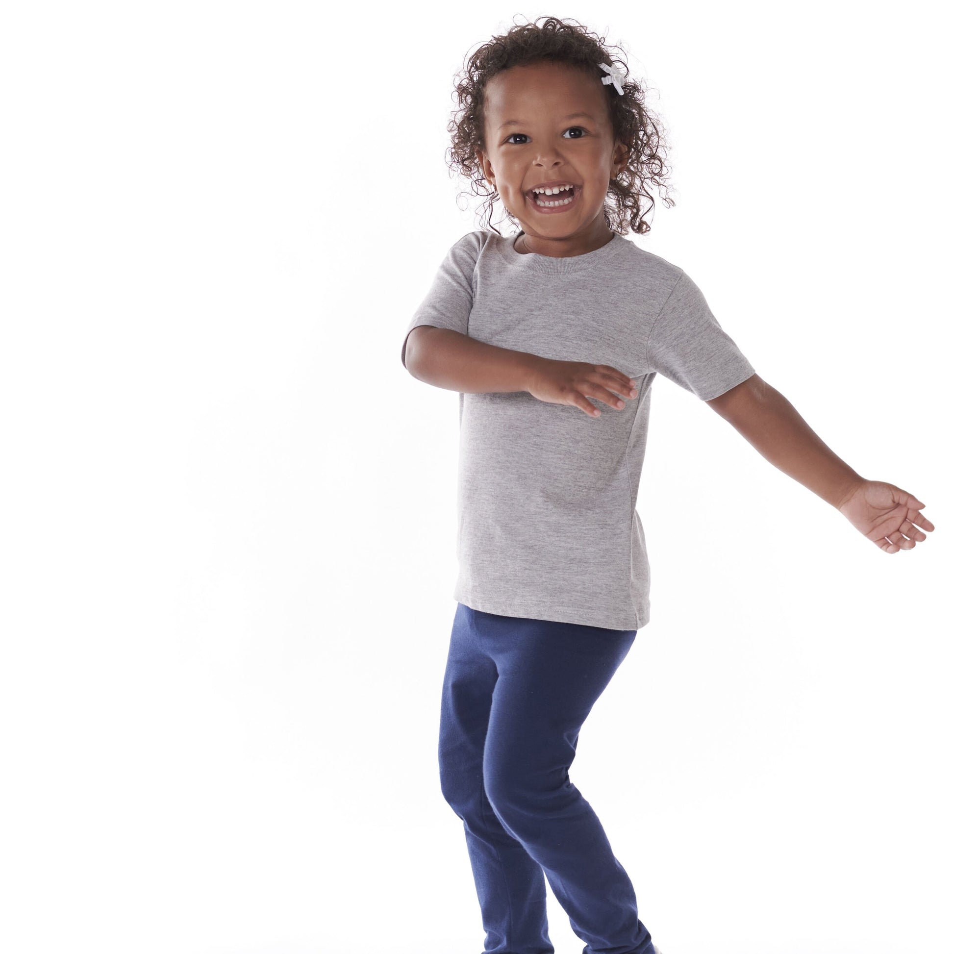 5-Pack Baby & Toddler Heather Grey Premium Short Sleeve Tees-Gerber Childrenswear