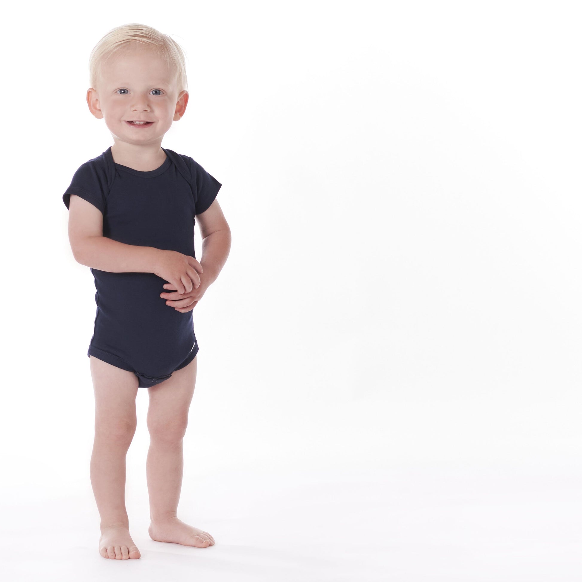 5-Pack Baby Navy Onesies® Bodysuits-Gerber Childrenswear