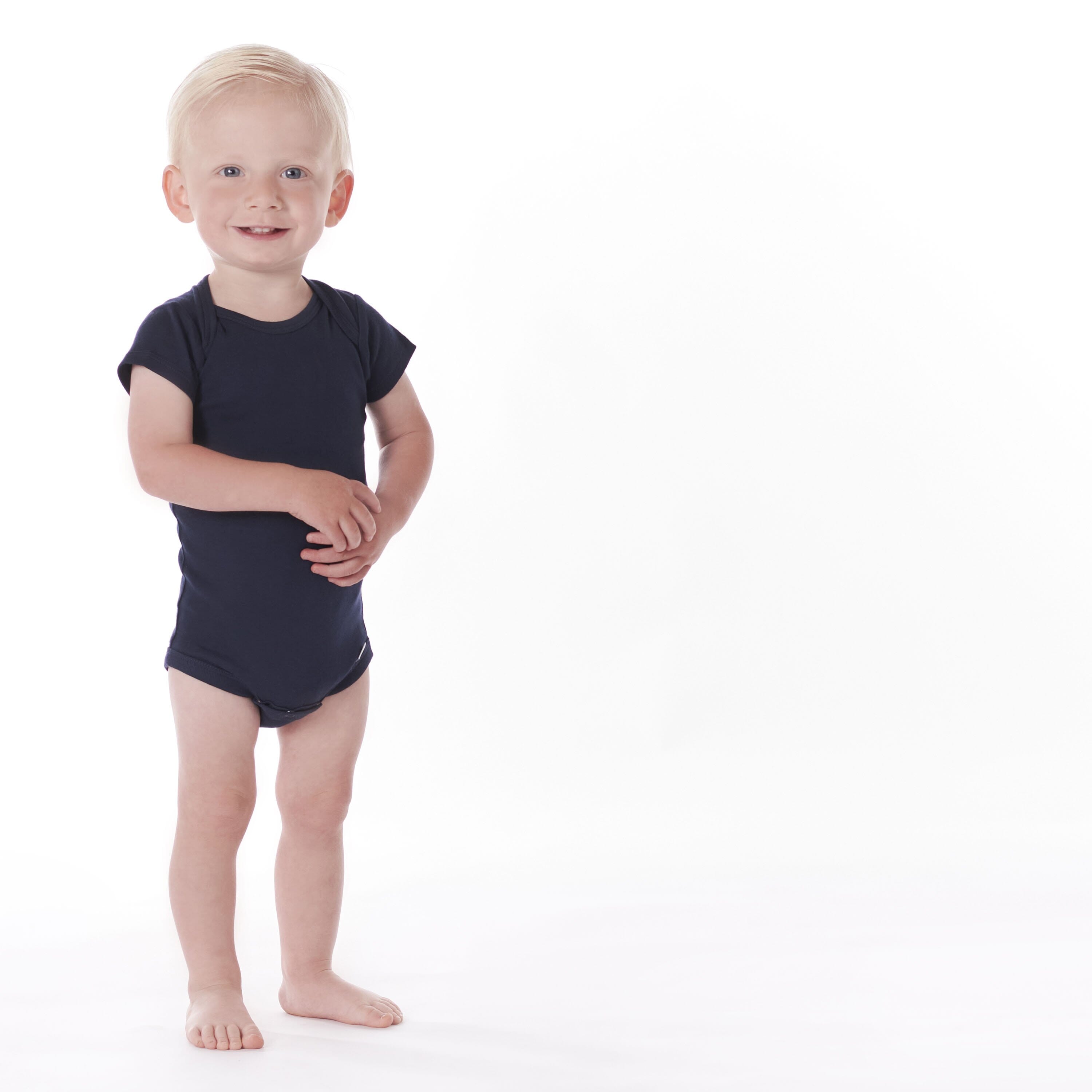5-Pack Baby Navy Onesies® Bodysuits-Gerber Childrenswear