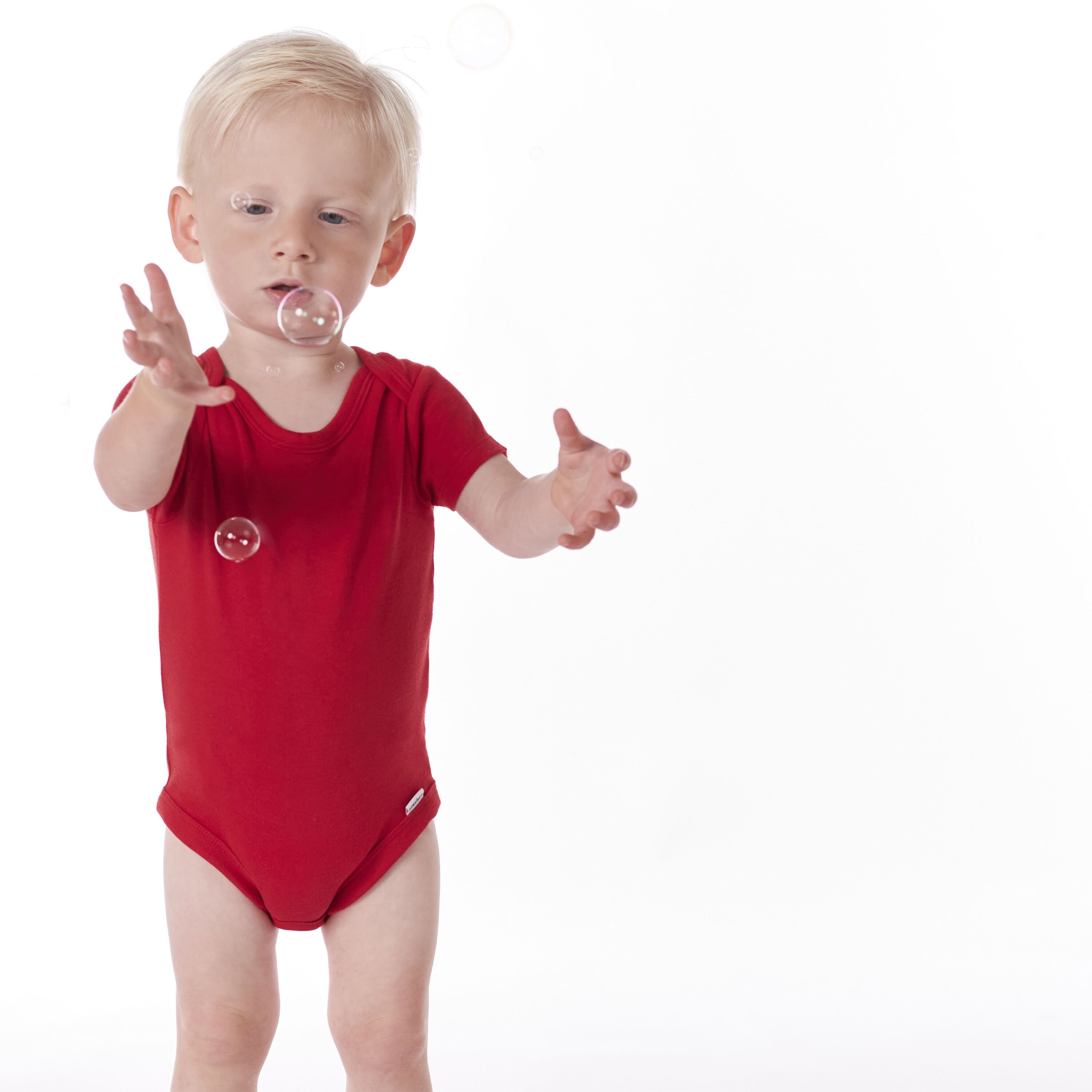 5-Pack Baby Red Onesies® Bodysuits-Gerber Childrenswear