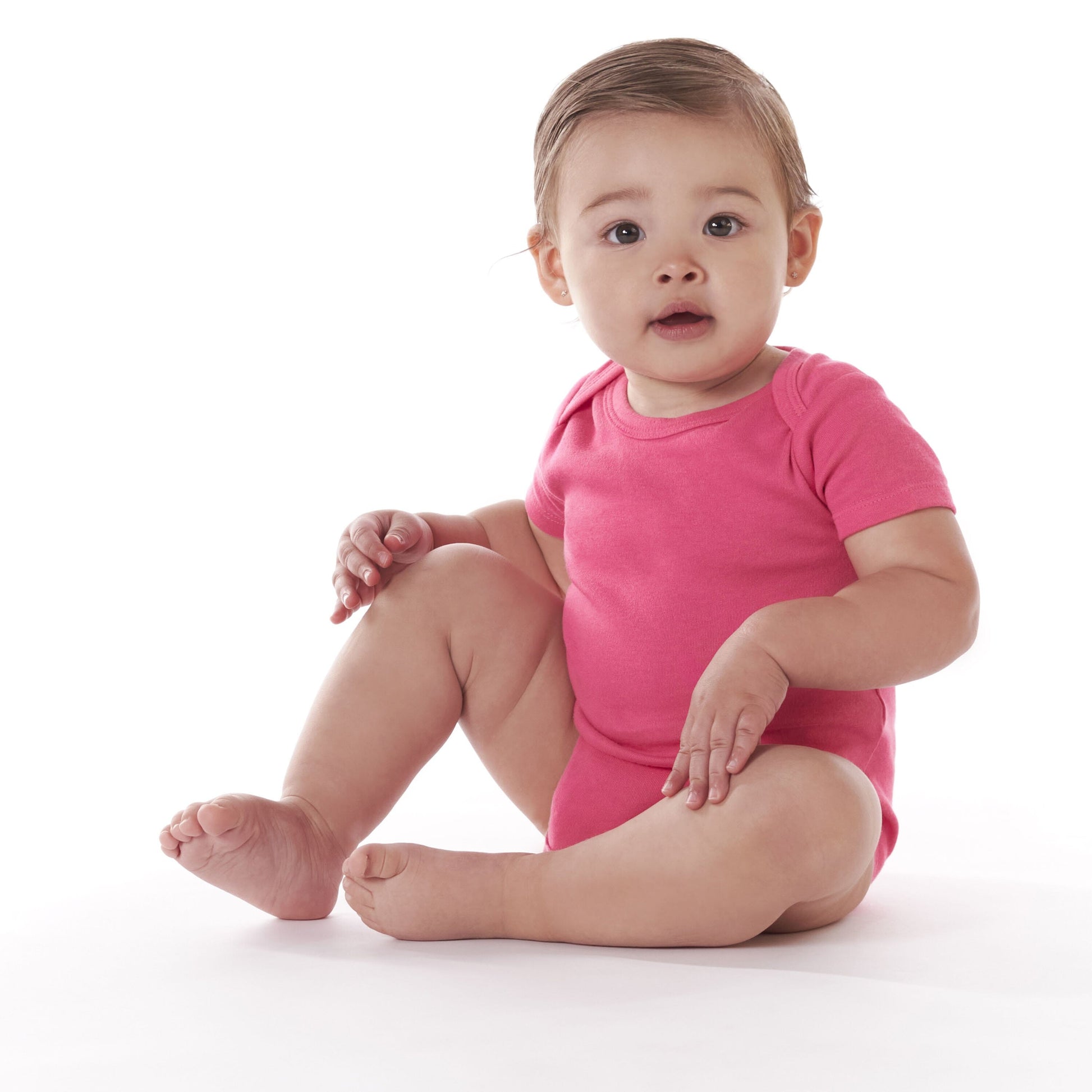 5-Pack Baby Hot Pink Premium Onesies® Bodysuits-Gerber Childrenswear