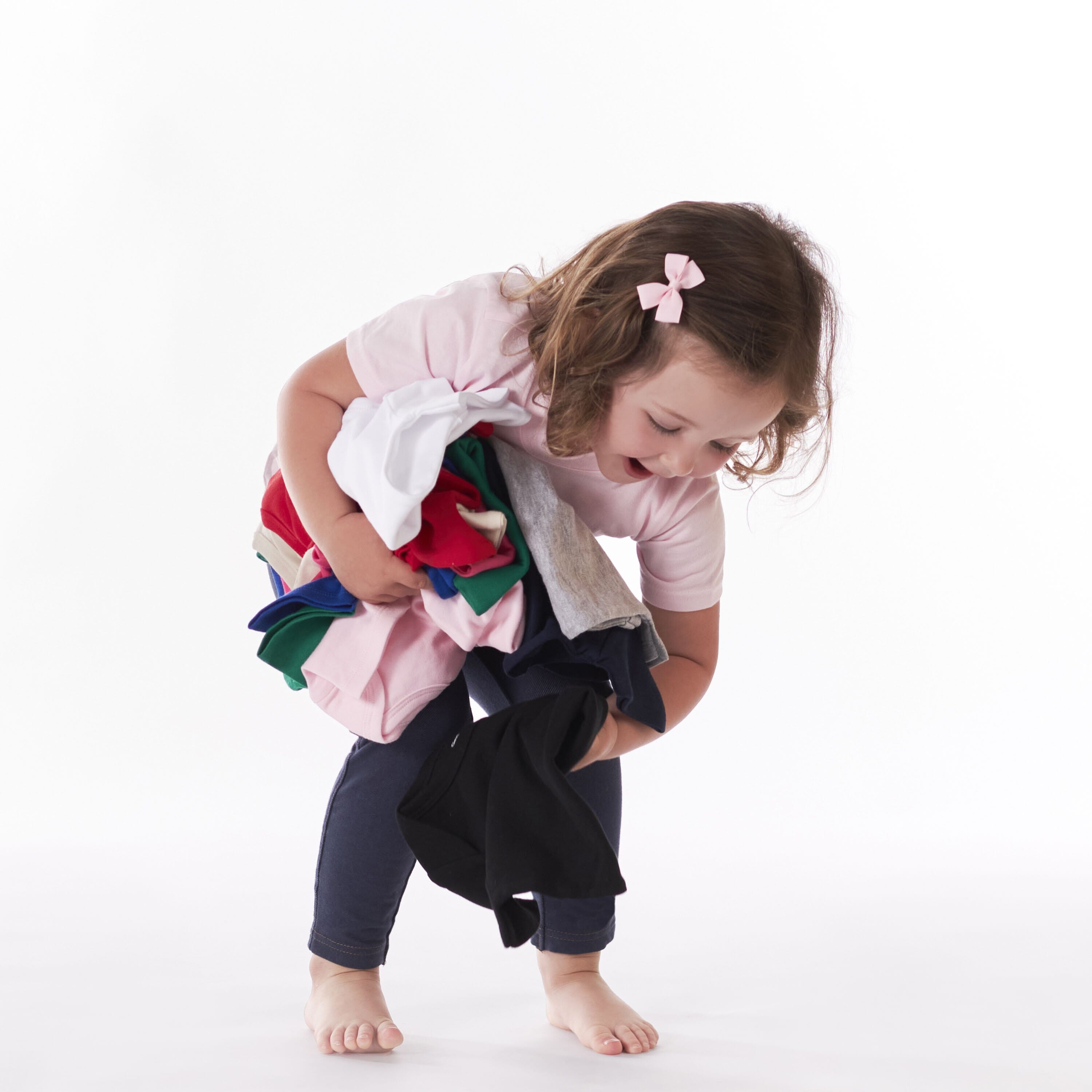 5-Pack Baby & Toddler Light Pink Premium Short Sleeve Tees-Gerber Childrenswear