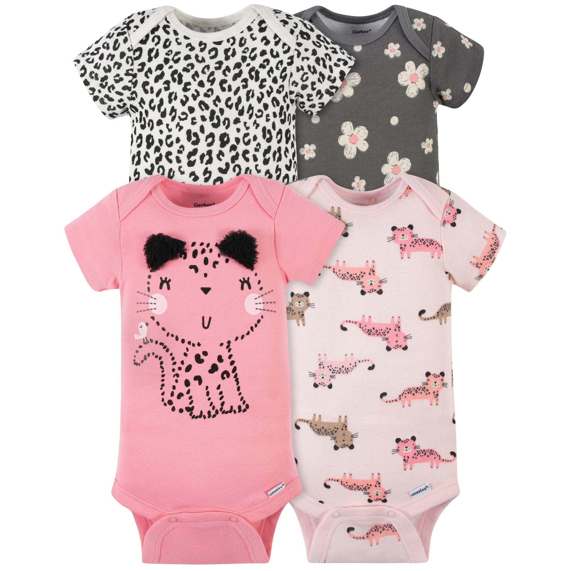 17-Piece Baby Girls Leopard Apparel & Blankets Set-Gerber Childrenswear
