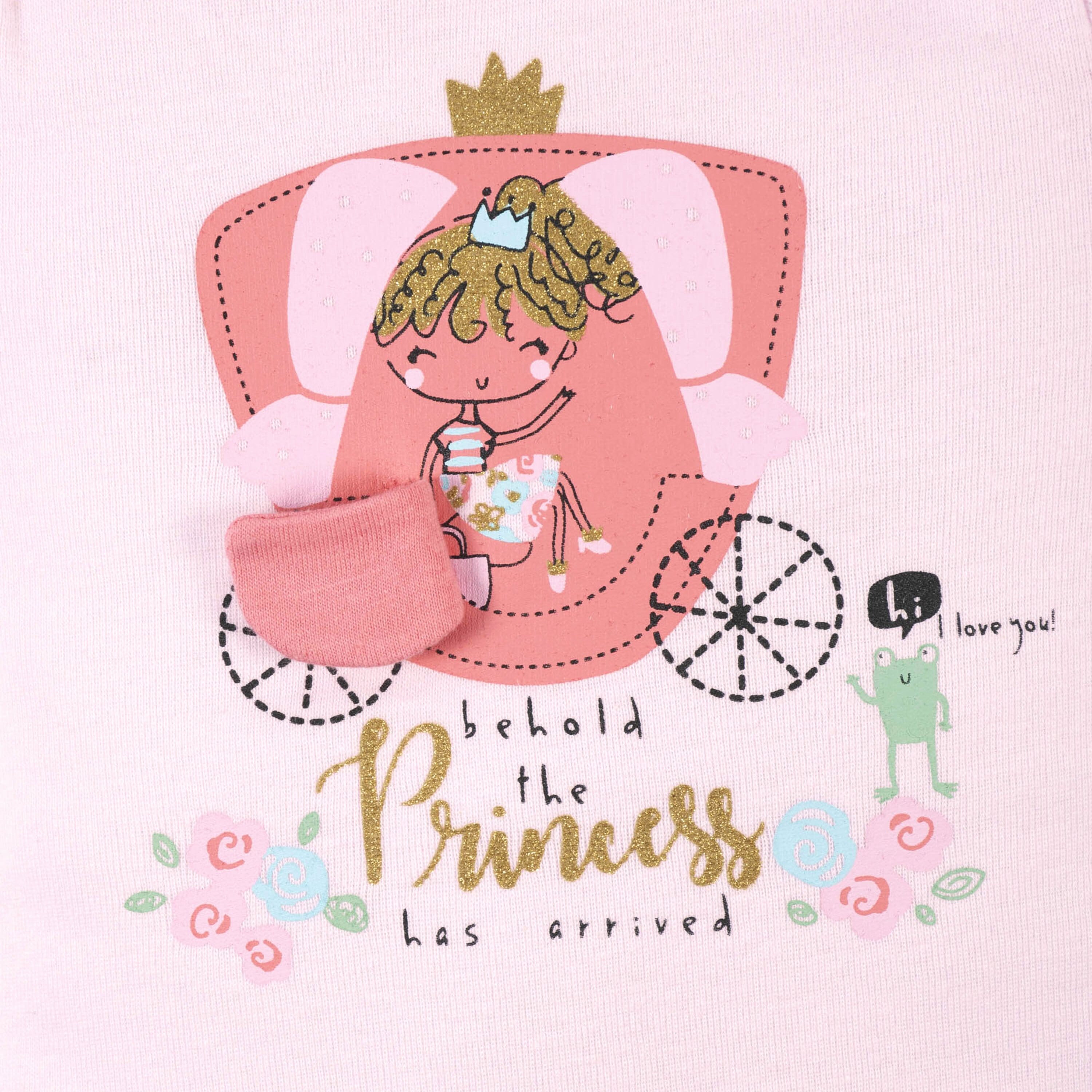 18-Piece Baby Girls Princess Onesies® Bodysuit, Mitten, Cap, & Sock Set-Gerber Childrenswear