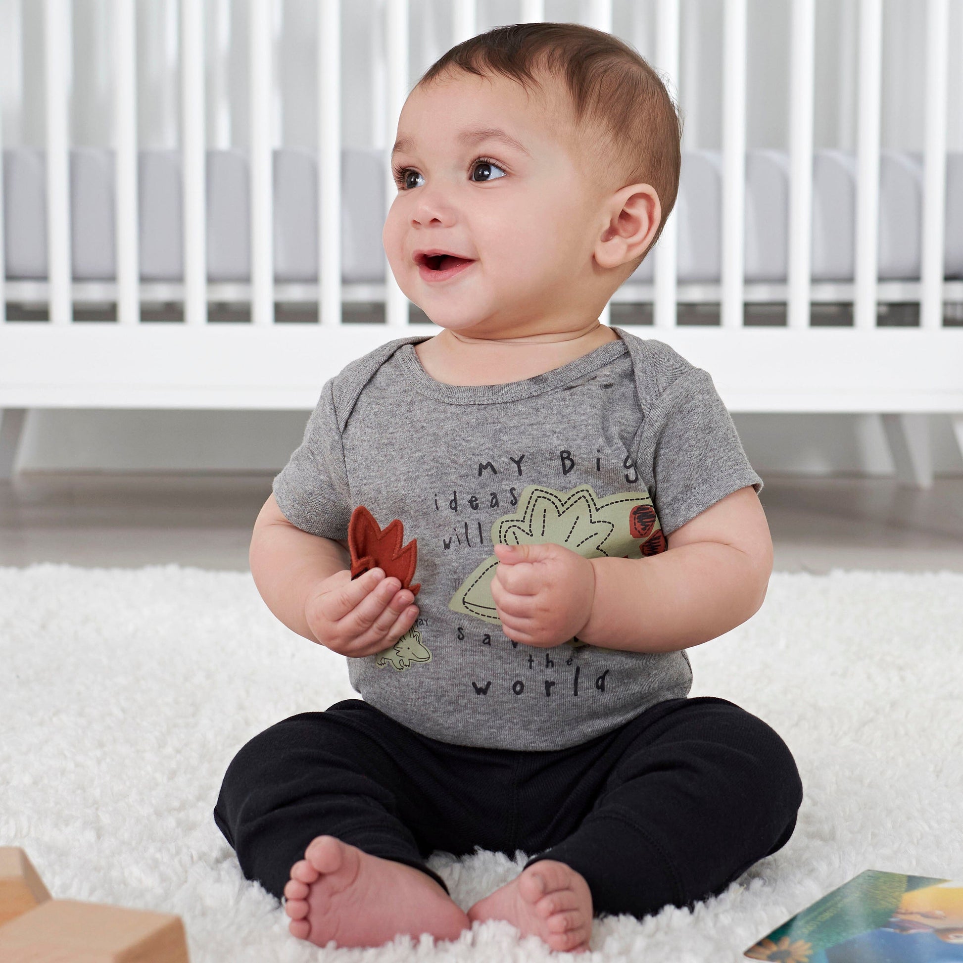 6-Piece Baby Boys Dino Onesies® Bodysuit and Sleep 'N Play Set