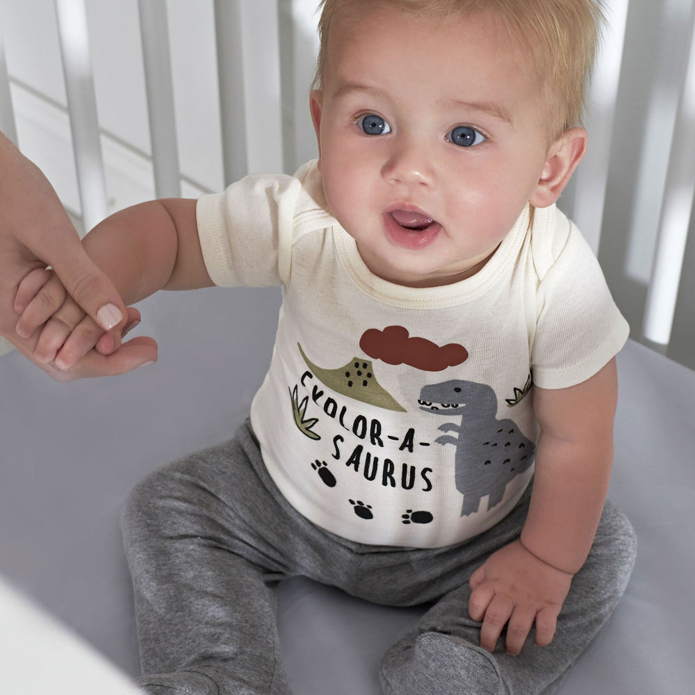 4-Piece Baby Boys Dino Outfit Set-Gerber Childrenswear