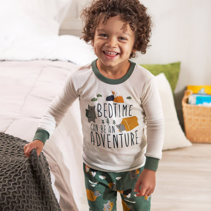 4-Piece Infant & Toddler Boys Camping Snug Fit Cotton Pajamas-Gerber Childrenswear