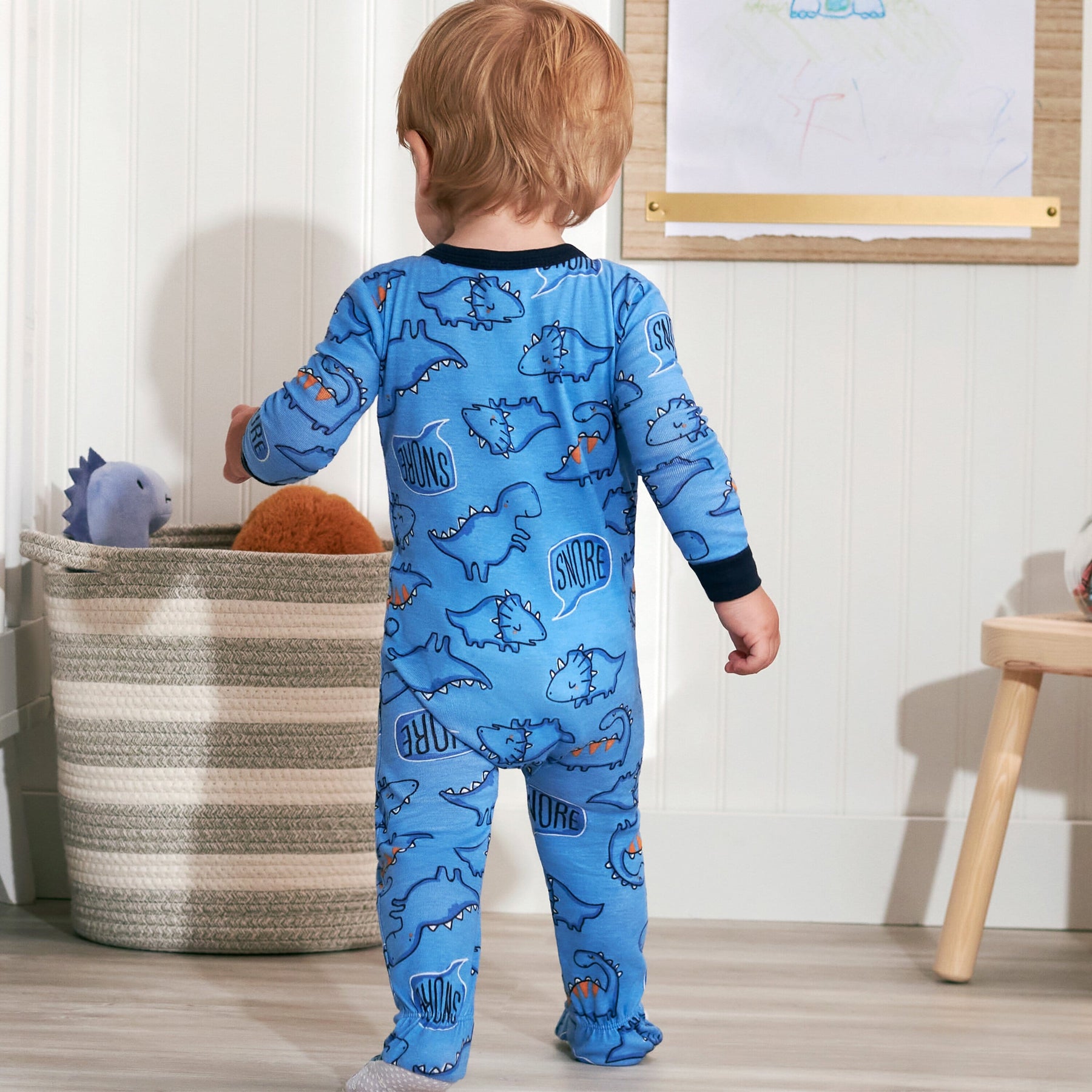 2-Pack Baby & Toddler Boys Dino Snug Fit Footed Cotton Pajamas – Gerber  Childrenswear