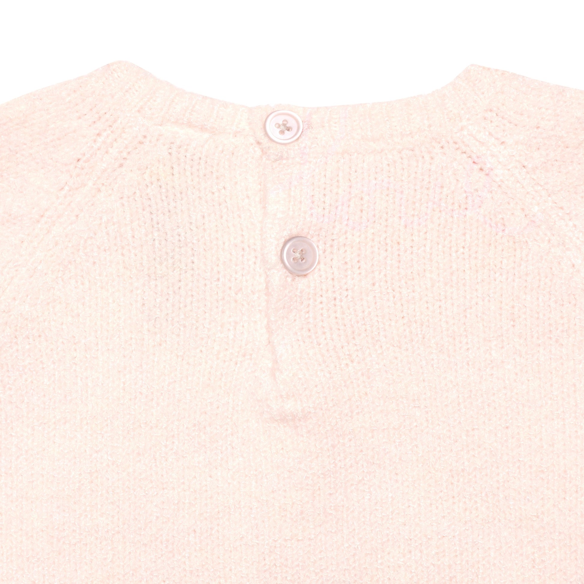 Infant & Toddler Girls Light Pink Sweater With Tulle Trim-Gerber Childrenswear