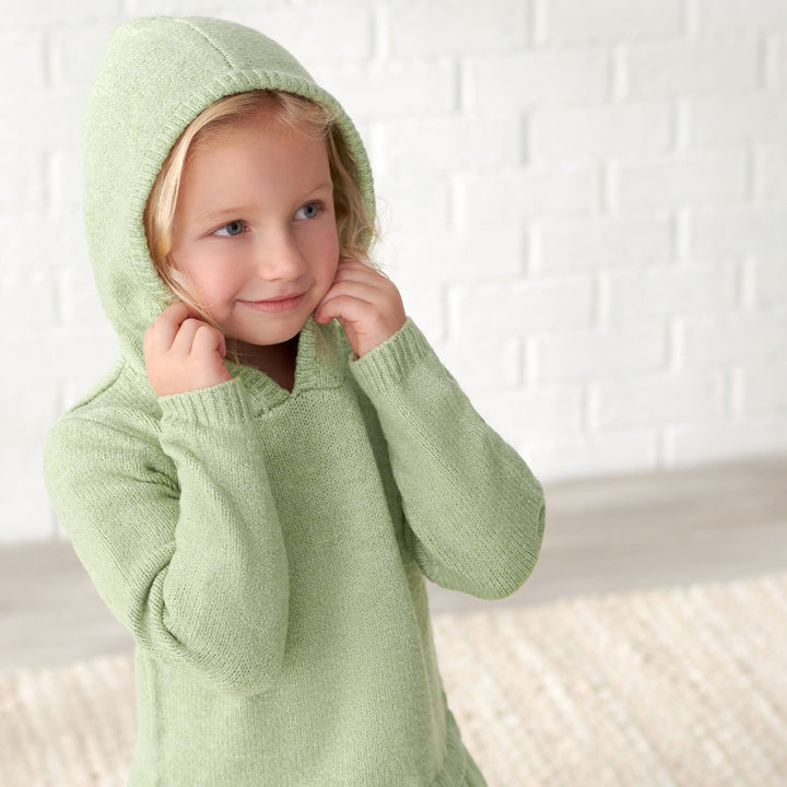 Infant & Toddler Girls Green Sweater Dress With Tulle Skirt-Gerber Childrenswear