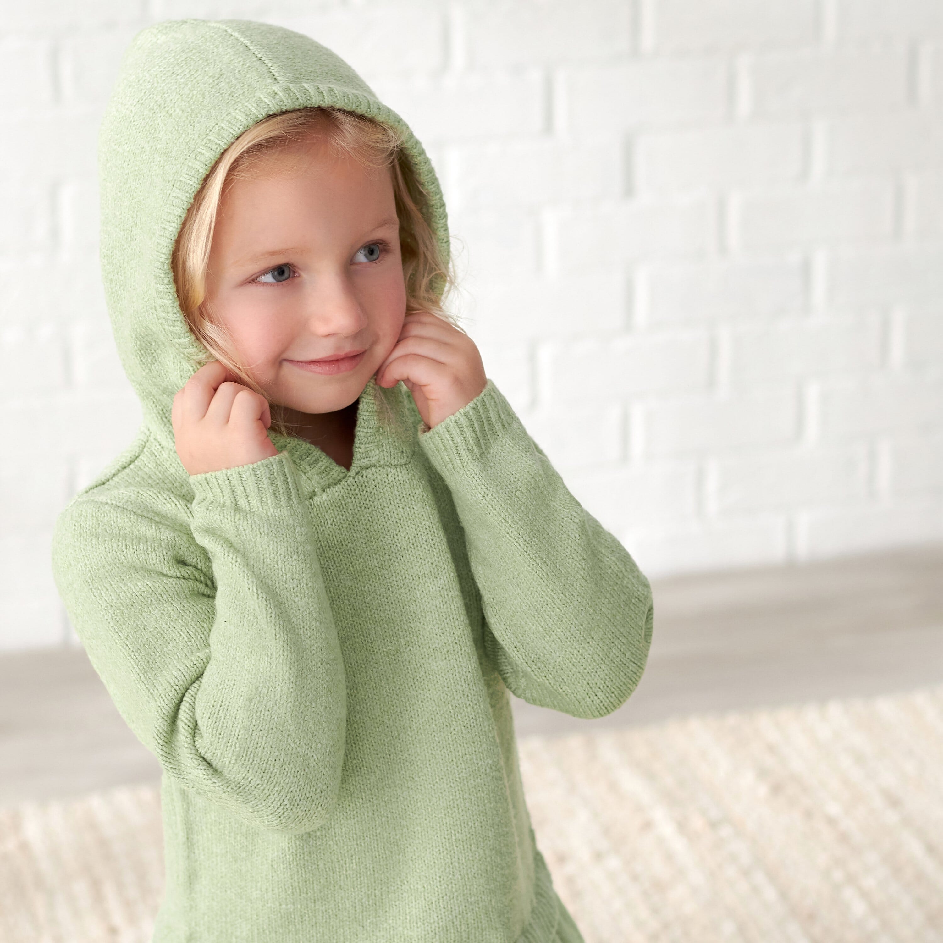 Infant & Toddler Girls Green Sweater Dress With Tulle Skirt-Gerber Childrenswear