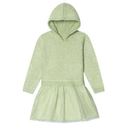 Infant & Toddler Girls Green Sweater Dress With Tulle Skirt-Gerber Childrenswear
