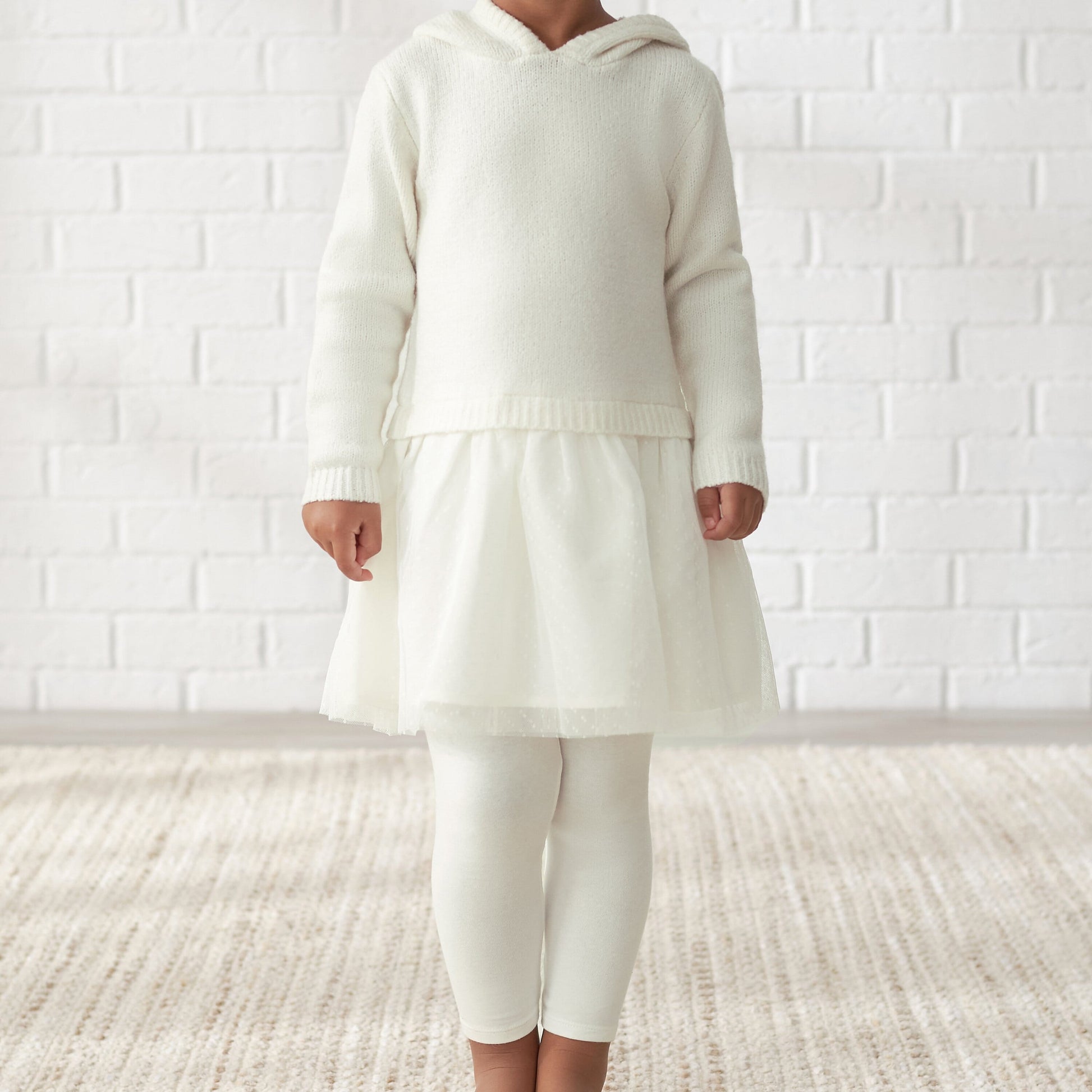 Infant & Toddler Girls White Leggings-Gerber Childrenswear