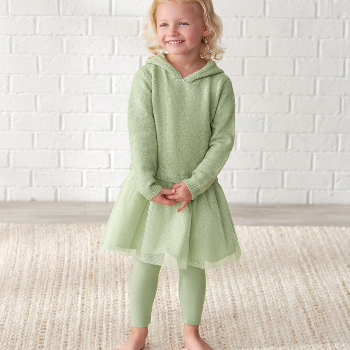 Infant & Toddler Girls Green Leggings-Gerber Childrenswear