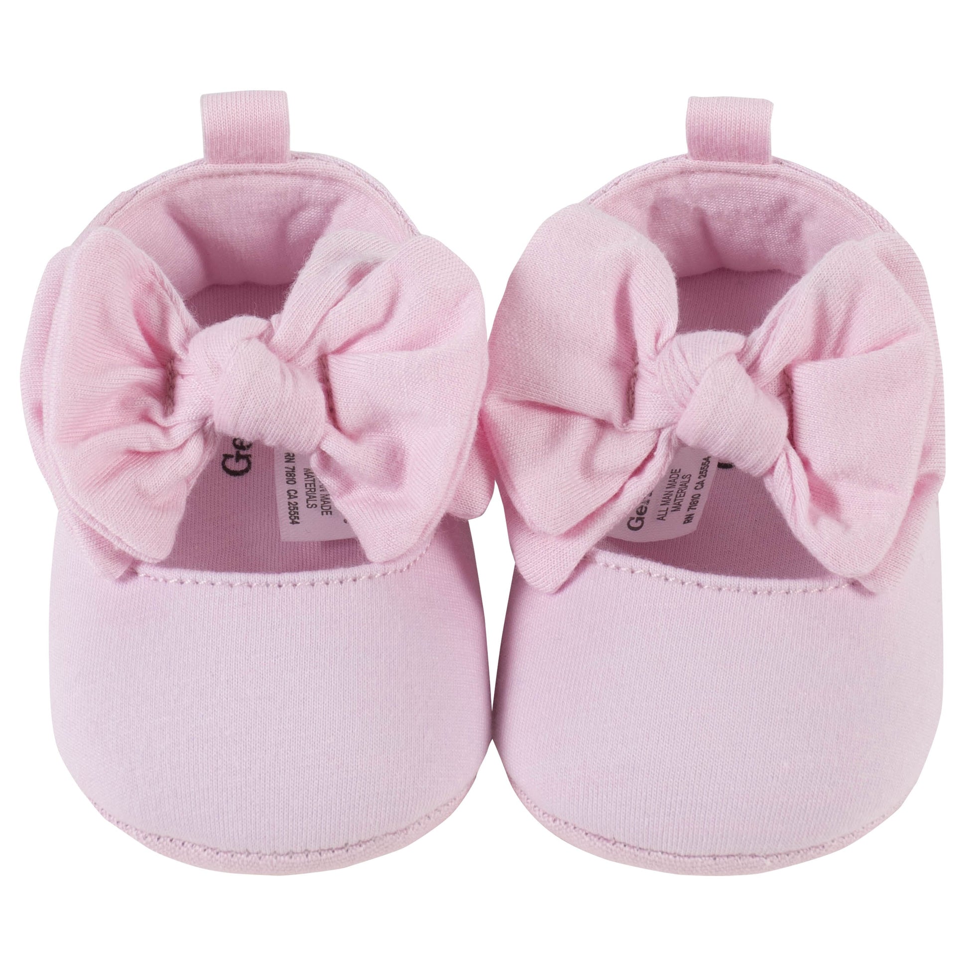 Baby Girls Pink Slipper Shoes-Gerber Childrenswear