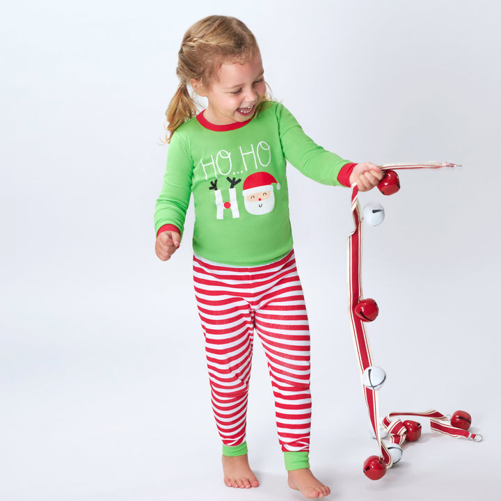 2-Piece Baby & Toddler Neutral "Ho Ho Ho" Snug Fit Cotton Pajamas-Gerber Childrenswear