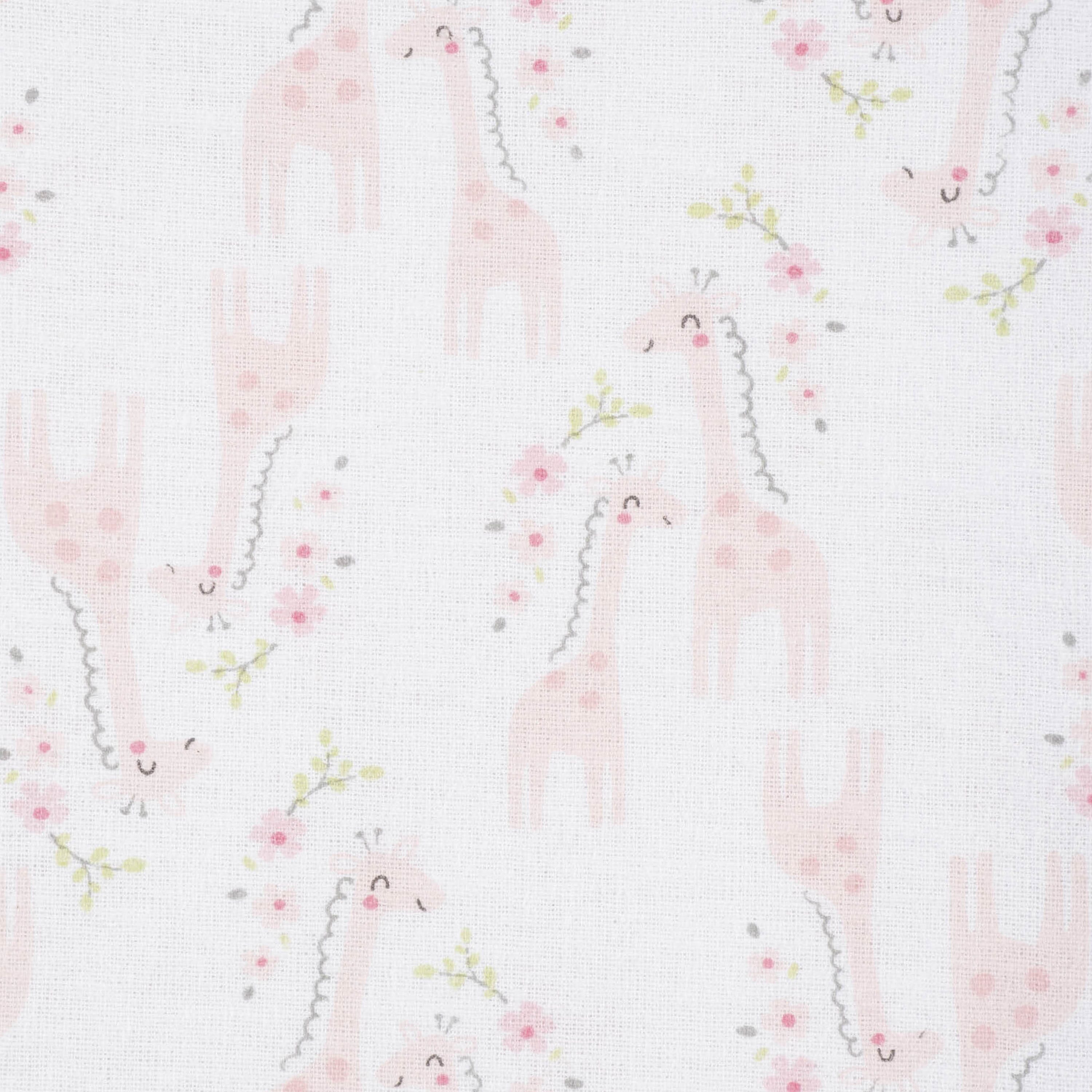 Girls Mommy & Me Giraffe Fitted Crib Sheet-Gerber Childrenswear