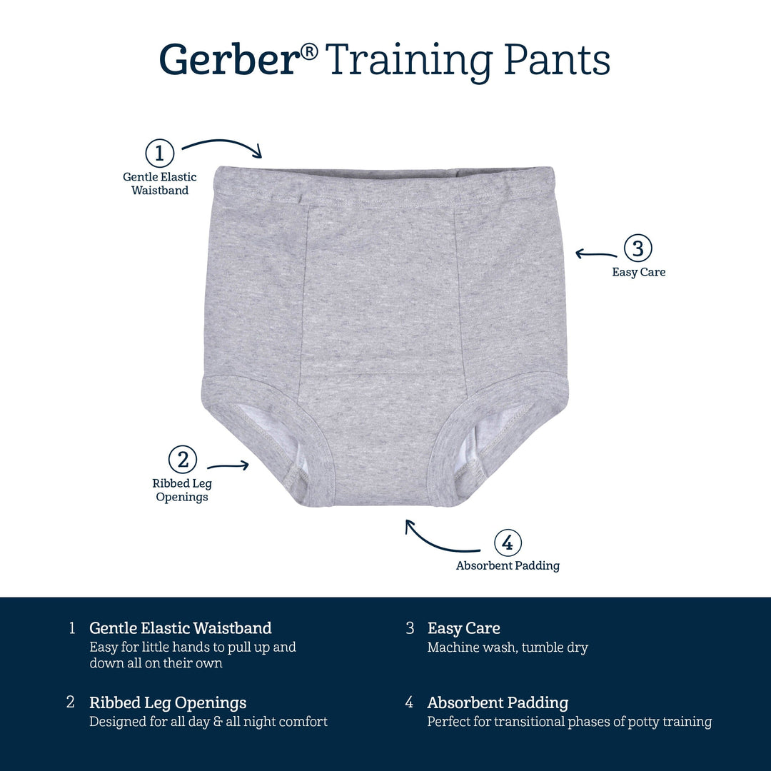 4-Pack Toddler Boys Trucks & Cars Training Pants – Gerber