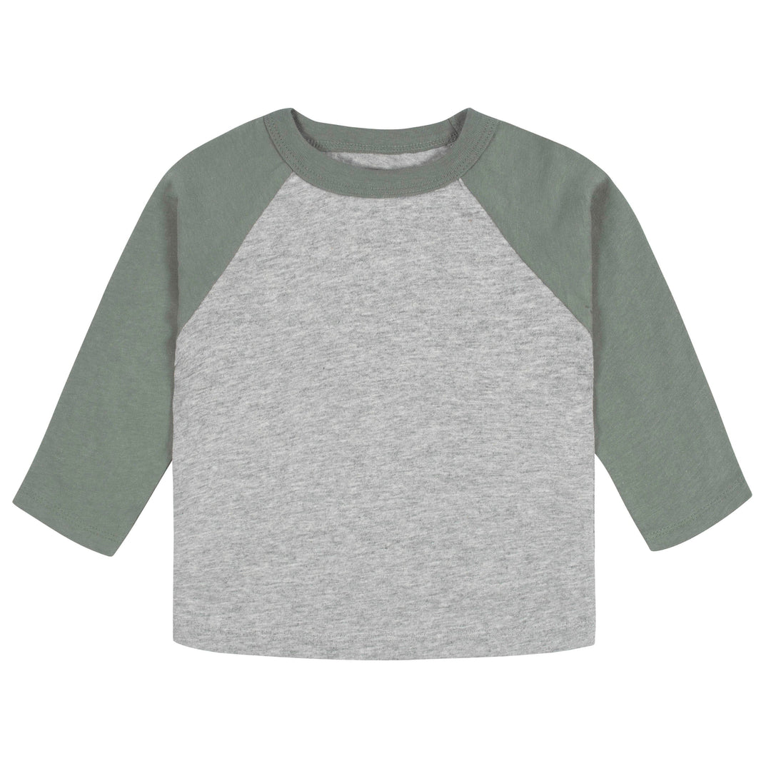 3-Pack Baby & Toddler Boys Color Me Camo Long Sleeve Baseball Tees-Gerber Childrenswear