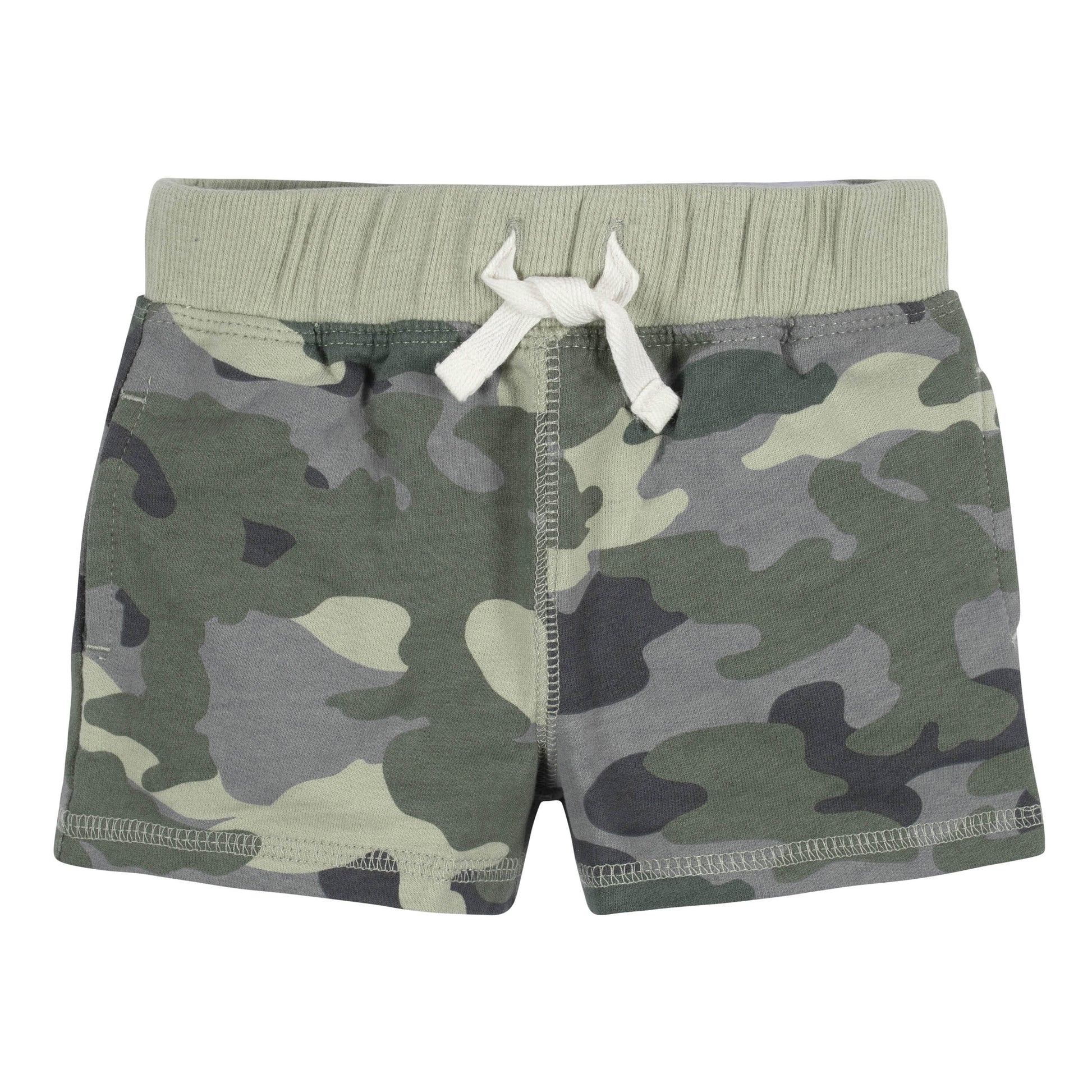 3-Pack Baby & Toddler Boys Color Me Camo Pull-On Knit Shorts-Gerber Childrenswear