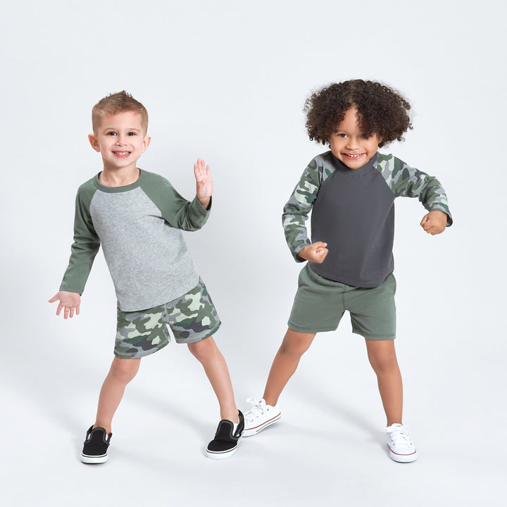 3-Pack Baby & Toddler Boys Color Me Camo Pull-On Knit Shorts-Gerber Childrenswear