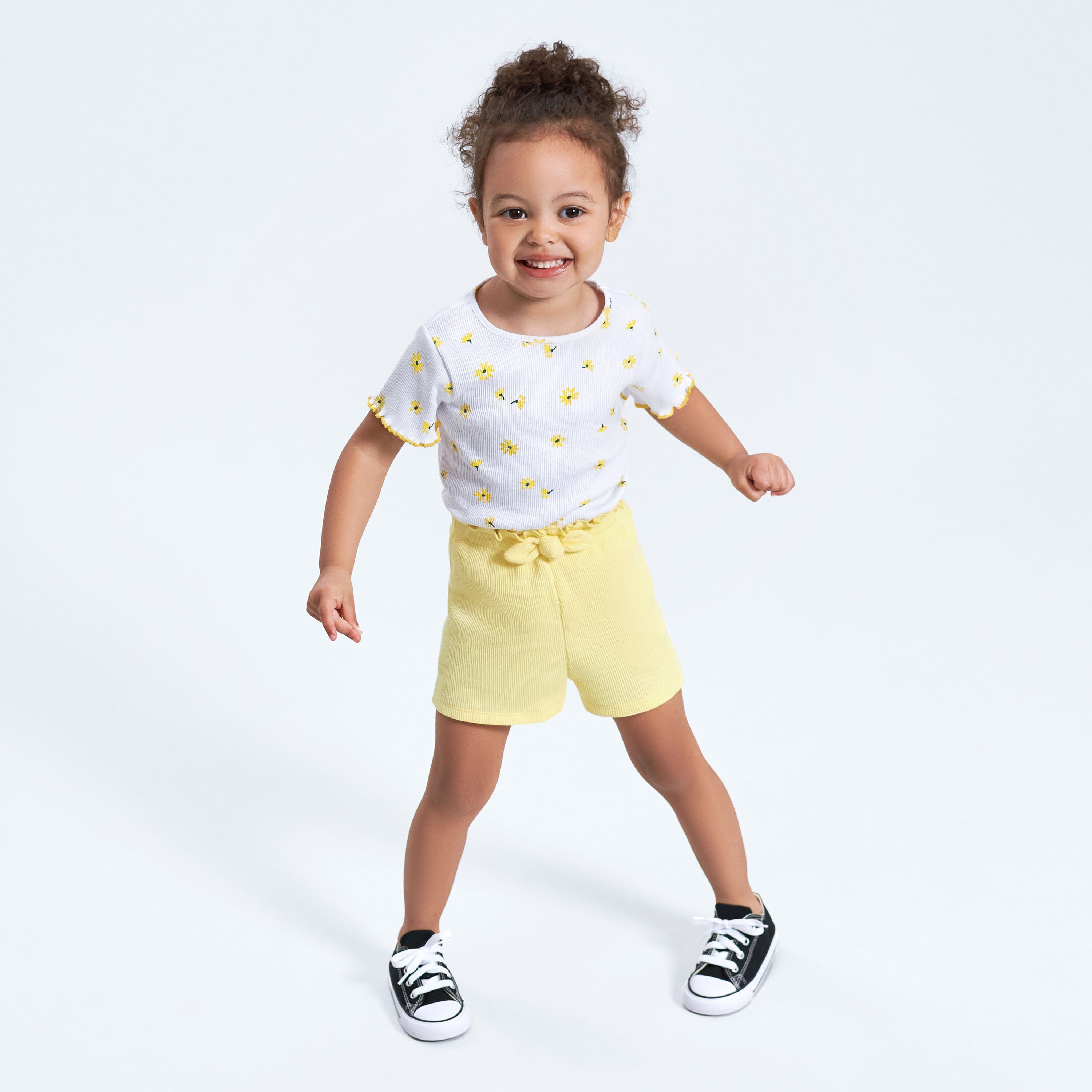 3-Pack Baby & Toddler Girls Picnic Day Dreams Short Sleeve Tees-Gerber Childrenswear