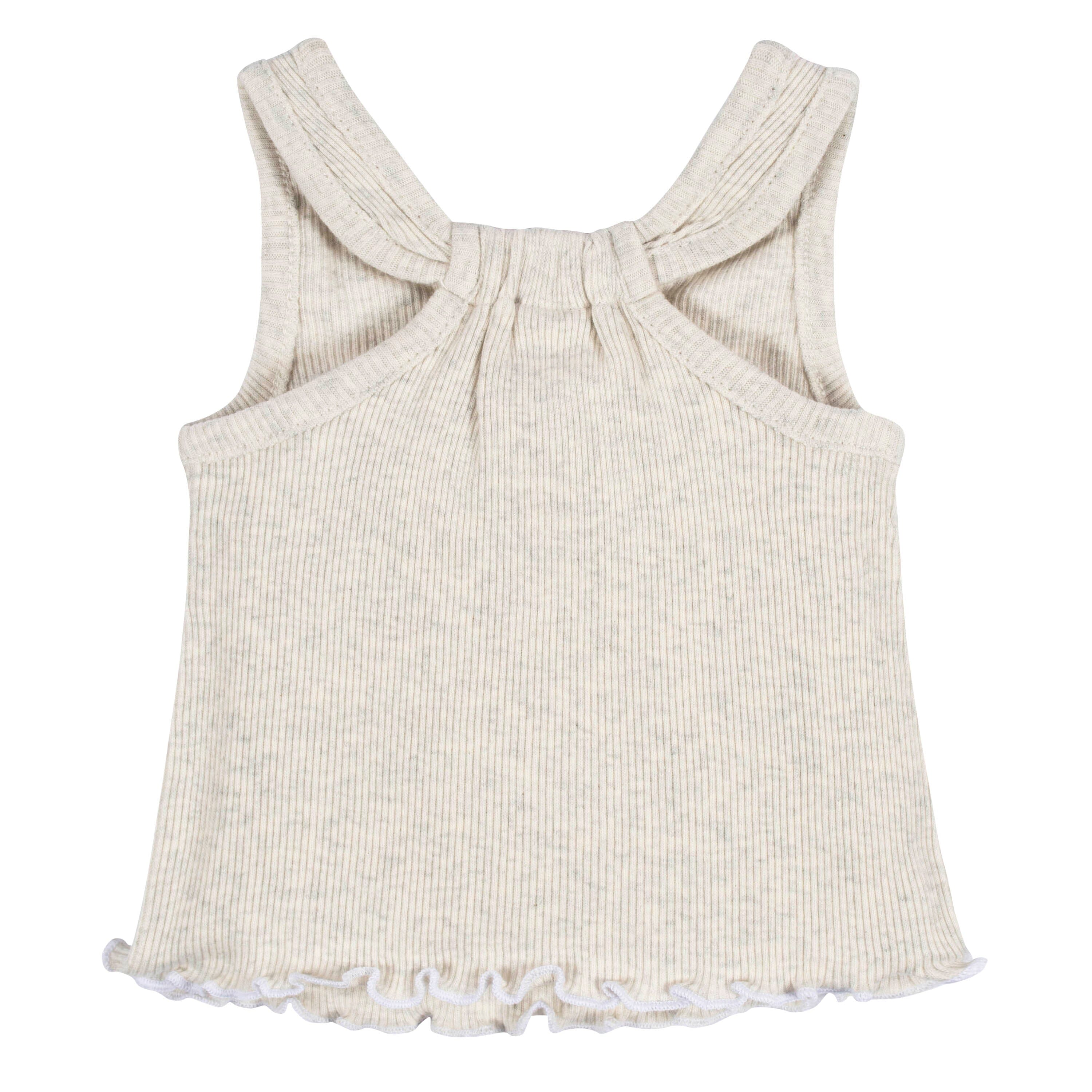 3-Pack Baby & Toddler Girls Sweet Florals Racer Back Tank Tops-Gerber Childrenswear